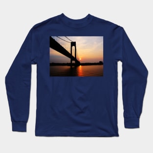 Verrazano Bridge at Dawn Long Sleeve T-Shirt